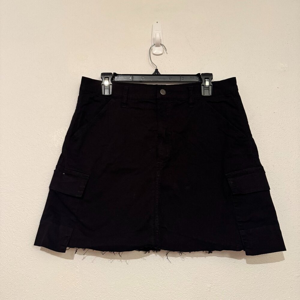 Joe's Black Mini Cargo Skirt